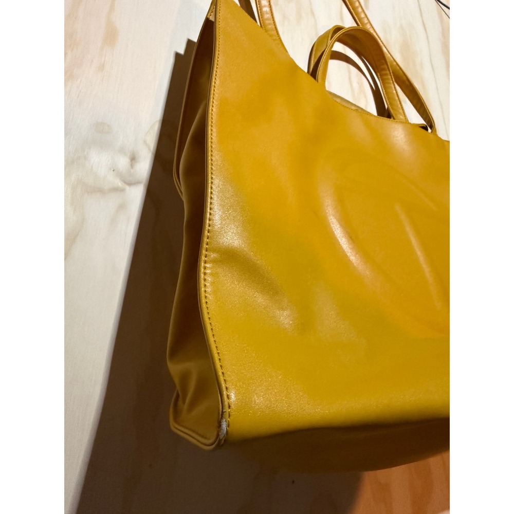 Telfar Shopping Bag Yellow Medium Tote‎ Leather - Picture 5 of 8